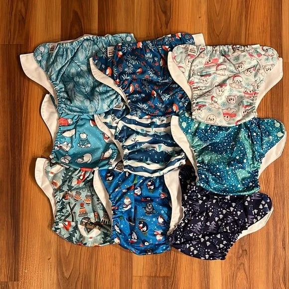 Mama Koala 9 Christmas Diapers